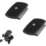 Plateau rapide tte de trpied[2 pices], laque fixation rapide pour trpied universelle, plateau rapide ...