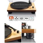 Platine disque vinyle bois vintage usb 33 45 78 tours stéréo rca lecteur / enregistreur usb Platine disque vinyle bois vintage usb 33 45 78 tours stéréo rca lecteur / enregistreur usb