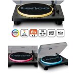 Platine disque vinyle pro - enregistrement usb - pc - pr�amplificateur int�gr� - 33 / 45 tr / min - �clairage ...