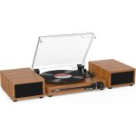 Platine vinyle avec 2 haut - parleurs stéréo doubles, vintage tourne - disqu bluetooth 5. 3 prend en ... Platine vinyle avec 2 haut - parleurs stéréo doubles, vintage tourne - disqu bluetooth 5. 3 prend en ...