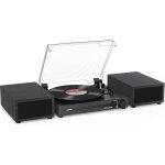 Platine vinyle avec 2 haut - parleurs stéréo doubles, vintage tourne - disqu bluetooth 5. 3 prend en ... Platine vinyle avec 2 haut - parleurs stéréo doubles, vintage tourne - disqu bluetooth 5. 3 prend en ...