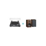 Platine vinyle audiotechnica at lp60xbt noir + enceintes amplifiees bluetooth triangle ln01a chataignier ... Platine vinyle audiotechnica at lp60xbt noir + enceintes amplifiees bluetooth triangle ln01a chataignier ...