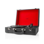 Platine vinyle bluetooth 33 rpm / 45 rpm / 78 rpm courroie stereo rca bluetooth� 18 w pr�amplificateur ...