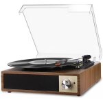 Platine vinyle bluetooth 5. 4, tourne - disque avec haut - parleurs stéréo intégrés, 3 vitesses (33 / ... Platine vinyle bluetooth 5. 4, tourne - disque avec haut - parleurs stéréo intégrés, 3 vitesses (33 / ...