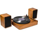 Platine vinyle bluetooth avec haut - parleur hifi, lecteur vinyle vintage 33 / 45 / 78 rpm, auto - stop, ... Platine vinyle bluetooth avec haut - parleur hifi, lecteur vinyle vintage 33 / 45 / 78 rpm, auto - stop, ...