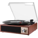 Platine vinyle bluetooth, tourne - disque portable avec haut - parleurs stéréo intégrés, 3 vitesses 33 ... Platine vinyle bluetooth, tourne - disque portable avec haut - parleurs stéréo intégrés, 3 vitesses 33 ...
