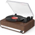 Platine vinyle bluetooth tourne disque support usb aux entre rca ligne de sortie 3 vitesses drive ceinture ...