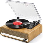 Platine vinyle bluetooth tourne disque support usb aux entre rca ligne de sortie 3 vitesses drive ceinture ...