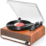 Platine vinyle bluetooth tourne disque support usb aux entrée rca ligne de sortie 3 vitesses drive ceinture ... Platine vinyle bluetooth tourne disque support usb aux entrée rca ligne de sortie 3 vitesses drive ceinture ...