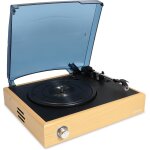 Platine vinyle bluetooth vintage, tourne disque a 3 vitesses 33, 45 et 78 tours, haut - parleurs intégrés, ... Platine vinyle bluetooth vintage, tourne disque a 3 vitesses 33, 45 et 78 tours, haut - parleurs intégrés, ...