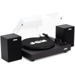 Platine vinyle avec enceintes - lecteur vinyle bluetooth avec enceintes biblioth�que, 3 vitesses avec ...