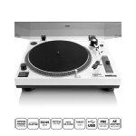 Platine vinyle - lenco - l - 3810 - enregistrement usb - pc - pr�amplificateur int�gr� - 33 / 45 tr / ...