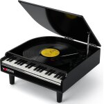 Platine vinyle avec haut - parleurs stéréo, entrée et sortie bluetooth tourne disque à trois vitesses, ... Platine vinyle avec haut - parleurs stéréo, entrée et sortie bluetooth tourne disque à trois vitesses, ...