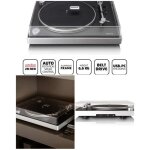 Platine vinyle lenco pro - cadre alu bross� ¿ cellule ortofon 2m red ¿ noir - platine disque