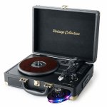 Platine vinyle - muse mt - 103gd - stro vintage collection 33 / 45 / 78 tours avec enceintes intgres ...