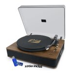 Platine vinyle muse mt - 106 bt, 3 vitesses 33 / 45 / 78 tours, st�r�o 2x5w bluetooth, port usb pour ...