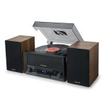Platine vinyle muse mt - 120 mb avec systme cd, bluetooth, usb, stro 3 vitesses 33 / 45 / 78 tours ...
