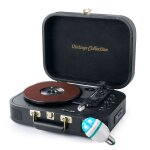 Platine vinyle muse mt - 201 gld, st�r�o 33 - 45 - 78 tours, bluetooth usb aux, enceintes int�gr�es 2x5w ...