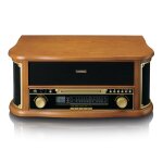 Platine vinyle rtro en bois lenco classic phono tcd - 2551wd