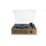 Platine vinyle retro technaxx tx - 186 - phono. bluetooth. aux in. usb - haut - parleurs 2 x 3 w - 3 ...