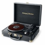 Platine vinyle stro vintage collection 33 / 45 / 78 tours avec enceintes intgres - usb / sd / aux ...
