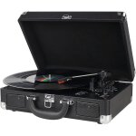 Platine vinyle, tourne - disque, vinyle bluetooth avec haut - parleurs intgrs, 3 vitesses, botier ...