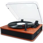 Platine vinyle tourne disque bluetooth avec haut - parleurs stéréo, rétro lecteur vinyles a 3 vitesses, ... Platine vinyle tourne disque bluetooth avec haut - parleurs stéréo, rétro lecteur vinyles a 3 vitesses, ...