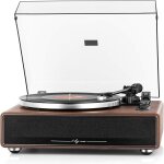 Platine vinyle avec transmission par courroie haute fidélité, haut - parleurs intégrés, lecture sans ... Platine vinyle avec transmission par courroie haute fidélité, haut - parleurs intégrés, lecture sans ...