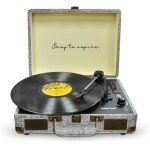Platine vinyle vc400, tourne - disque vintage avec bluetooth, lecteur et convertisseur des vinyles, 2 ... Platine vinyle vc400, tourne - disque vintage avec bluetooth, lecteur et convertisseur des vinyles, 2 ...