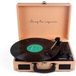 Platine vinyle vc400, tourne - disque vintage avec bluetooth, lecteur et convertisseur des vinyles, 2 ... Platine vinyle vc400, tourne - disque vintage avec bluetooth, lecteur et convertisseur des vinyles, 2 ...