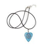 Plectres de guitare basse electrique en rsine multicolore, 15mm, collier pendentif pour amoureux de ...
