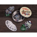 Plectres de guitare electrique acoustique en cellulose, plectres 0. 46 0. 71 0. 81mm, 1 pice, mtal ...
