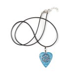 Plectres de guitare electrique avec collier, en rsine, basse electrique, pendentif plectre, cadeau exquis, ...