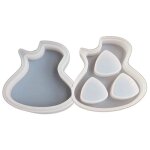 Plectres de guitare en silicone, moule en résine, plectres en silicone, plectres de basse, bricolage Plectres de guitare en silicone, moule en résine, plectres en silicone, plectres de basse, bricolage