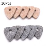 Plectres de ukulele en feutre de laine, 10 pièces, sons acoustiques pour concert soprano tenor Plectres de ukulele en feutre de laine, 10 pièces, sons acoustiques pour concert soprano tenor