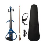 Pleine taille 4 / 4 violon electrique violon violon corps en erable repose - menton avec etui a archet, ...