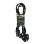 Plugger easy 1. 8m - c�ble d'alimentation - prise secteur uk vers iec c7 - 1. 8 m noir