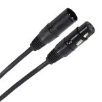 Plugger easy dmx 1. 5m - c�ble dmx xlr m�le 3b vers xlr femelle 3b - sections 1. 5 mm - fiches m�talliques ...