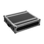 Plugger flight case rack 2u - flight case rack 19 pouces court - rails avant / arri�re - coins boule ...