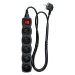 Plugger mpe - 5s - multiprise �lectrique 5 prises - interrupteur r�tro�clair� - ip20 - 16 a - 230 v - ...