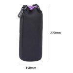 Pochette tanche pour objectif d'appareil photo, tui souple pour protection d'objectif d'appareil photo ...