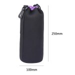 Pochette impermable en noprne souple pour objectif d'appareil photo, tui de protection pour objectif ...