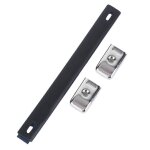 Poigne d'amplificateur de guitare noire sangle en cuir pu durable pour haut - parleur ampeg style vintage ...