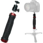 Poigne de camra stabilisateur - noir 1pc, avec tte, filetage standard 1 / 4 en haut, peut tre connect ...