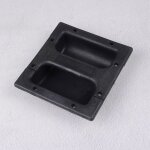 Poigne encastre en plastique pp noir, 2 pices, pour ampli de guitare, haut - parleur d'armoire 146x139mm ...