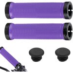 Poignes de guidon pour vtt poignes souples et antidrapantes, verrouillables, absorption des chocs ...