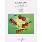 Poilleux : 20 etudes chantantes - violon - billaudot
