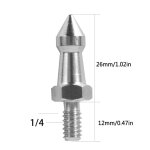 Pointes de trépied en acier inoxydable, 2 pièces, 3 / 8 1 / 4 m8 pouces, pièce de rechange pour appareil ... Pointes de trépied en acier inoxydable, 2 pièces, 3 / 8 1 / 4 m8 pouces, pièce de rechange pour appareil ...