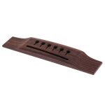 Pont de guitare acoustique pratique en bois de rose, accessoires pour gaucher, 6 cordes Pont de guitare acoustique pratique en bois de rose, accessoires pour gaucher, 6 cordes