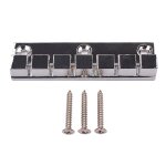 Pont de guitare electrique chrom� a 6 cordes